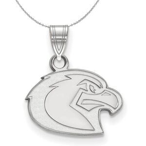 Sterling Silver Marquette U Small Pendant Necklace - 24 Inch